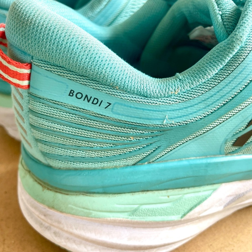 Hoka One One Bondi 7 AEBL Running Gym Shoes Sneakers Womens 10.5 - Picture 3 of 7